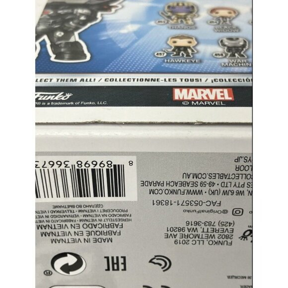 Funko Pop! Marvel Avengers: War Machine 458 Vinyl Figure With Protector - Picture 12 of 16